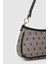 Farme Monogram Gri Baget Ve Çapraz Çanta 5