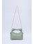 Mint Yeşil Shk24 Soft Deri Düğüm Detaylı Zincir Askılı El Ve Omuz Çantası U:14 E:22 G:8 Cm 4