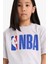 Kız Çocuk NBA Wordmark Oversize Geniş Kalıp Bisiklet Yaka Kısa Kollu Tişört E7630A825HS 1