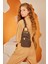 Kahve Monogram Kadın Omuz Çantası 05PO22Y1535 1