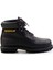 Black Deri Erkek Bot & Bootie CAT1111141303 1