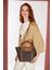 Kahve Monogram Kadın Omuz Çantası 05PO23Y1717 1