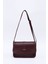 Bordo Shk127 Deri Iç Fermuar Cepli Çıtçıt Kapamalı El,Kol Ve Omuz Çantası U:17 E:22 G:7 Cm 2