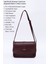 Bordo Shk127 Deri Iç Fermuar Cepli Çıtçıt Kapamalı El,Kol Ve Omuz Çantası U:17 E:22 G:7 Cm 5