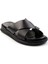 Siyah Leather Erkek Terlik E04433002243 2