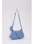 Mavi Shk96 Deri Tek Bölmeli Cüzdanlı Kol Ve Omuz Çantası U:18 E:32 G:8 Cm 2