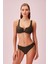 Gold Detaylı Dokulu Bikini Üst 2
