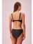 Gold Detaylı Dokulu Bikini Üst 4