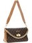 Kahve Monogram Kadın Omuz Çantası 05PC24K24107 5