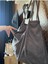 Grey 00s Shopper Bag Fermuarlı, Astarlı , Kumaş, Kol Ve Omuz Çantası / Okul & Günlük 2