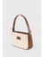 Soft Krem Tokalı Baguette Bag 1