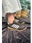 Ortopedik Spor Ayakkabı Şeritli Bağcıklı Alçak Düz Kaymaz Taban Hafif Yürüyüş Sneaker 1595 1