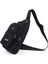 Unisex Impertex Kumaş Siyah Çapraz Omuz Göğüs Çantası 2