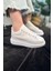Günlük Unisex Spor Ayakkabı Vegan Deri Bağcıklı Hafif Kalın Yüksek Taban Yürüyüş Sneaker 999 2