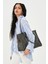 Paraşüt Kumaş Shopper Amelia Kadın Kol Çanta Gri 3