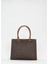 Kahve Monogram Kadın Omuz Çantası 05PO22Y1531 5