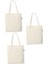 Baskısız Bez Çanta 35x40 Kulplu Naturel 3 Adet 1
