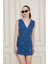 Dugmeli Kisa Kot Elbise 5