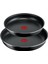 Titanyum Titanyum Ingenio Simple Cook 1x Küçük Set - 3 Parça Difüzyon Taban Fr Izgara Tavası Siyah 4