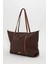 Kadın Şeritli Shopper Omuz Çantası Boris 3