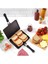 2 Tastemake Döküm Ocak Üstü Tost Izgara 20X26 Cm-2 Parça Döküm Sac Tava Yapışmaz Taban Döküm 2