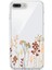 Apple iPhone 7 Plus-Apple iPhone 8 Plus Uyumlu Desenli Şeffaf Silikon Kılıf FLOWER10 1