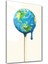 Melting Earth - Surreal Pop Cam Duvar Tablosu 1