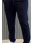 Bel Lastikli Fermuarlı Erkek Jogger Pantolon P-00015482 4