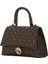 Kahve Monogram Kadın Omuz Çantası 05PO22K1598 4