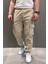 Bel ve Paça Lastikli Kargo Cepli Erkek Pantolon P-00015481 1