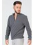 Erkek Fermuarlı Cepli Sweatshirt P-00005335 3