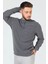 Erkek Fermuarlı Cepli Sweatshirt P-00005335 5
