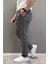 Bel Bağcıklı Düz Paça Erkek Jogger Pantolon P-00015473 2