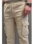 Bel ve Paça Lastikli Kargo Cepli Erkek Pantolon P-00015481 4