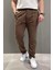 Bel Bağcıklı Düz Paça Erkek Jogger Pantolon P-00015473 1