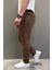 Bel Bağcıklı Düz Paça Erkek Jogger Pantolon P-00015473 2