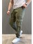Bel ve Paça Lastikli Kargo Cepli Erkek Pantolon P-00015481 2