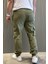Bel ve Paça Lastikli Kargo Cepli Erkek Pantolon P-00015481 3