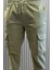 Bel ve Paça Lastikli Kargo Cepli Erkek Pantolon P-00015481 4