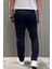 Bel Bağcıklı Düz Paça Erkek Jogger Pantolon P-00015473 3