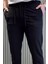 Erkek Bel Lastikli Bağcıklı Jogger Pantolon P-00015416 4