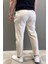 Erkek Bağcıklı Keten Jogger Pantolon P-00015413 3