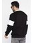 Erkek Polo Yaka Şerit Detaylı Üç Iplik Şardonlu Sweatshirt P-00014197 3