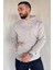 Üç Iplik Şardonlu Kanguru Cepli Erkek Sweatshirt P-00014407 1