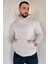 Üç Iplik Şardonlu Kanguru Cepli Erkek Sweatshirt P-00014407 2