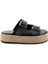 Siyah Leather Kadın Terlik K04423050103 1