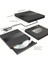 Harici USB 3.0 ve Type-C Dvd-Rom Dvd-Rw Optik Sürücü, USB ve Type C Kablolu, Pc, Tablet, DVD Player, Çizgili Metal Tasarım Ultra Slim CD Rom Okuyucu X350 2