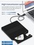 Harici USB 3.0 ve Type-C Dvd-Rom Dvd-Rw Optik Sürücü, USB ve Type C Kablolu, Pc, Tablet, DVD Player, Çizgili Metal Tasarım Ultra Slim CD Rom Okuyucu X350 5