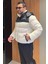 Erkek Astarlı Kapüşonlu Peluş Şişme Mont P-00013731 2