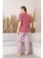 %100 Pamuk Büyük Beden Kısa Kol Kadın Pijama Takımı 2